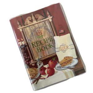 Vtg Unused New Home Sweet Home Russell Bushee Plastic Clear Cover Recipe Book